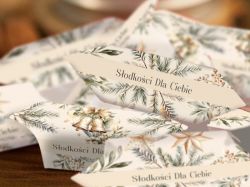 Śmietankowe krówki świąteczne dla firm