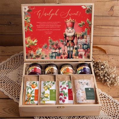 Świąteczny zestaw prezentowy z logo