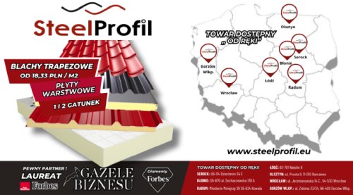SteelProfil Blachy Trapezowe.
